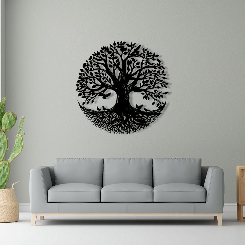 Tree with Deep Roots – Metal Wall Art