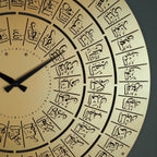 99 Names of Allah (Asmaul Husna) Wall Clock Steel Art