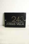 Custom Metal Home Address Plate