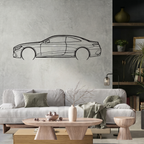 Mercedes-AMG S63 Laser Cut Metal Wall Art | Premium Steel Car Silhouette |