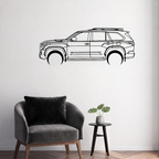 2023 Toyota Sequoia TRD Pro Laser Cut Metal Wall Art | Premium Steel SUV Silhouette | Metals Engrave