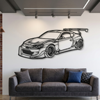 Toyota GT86 Metal Wall Art – Laser Cut Automotive Decor for Car Enthusiasts