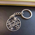 Name Designed Stainless Steel Keychains