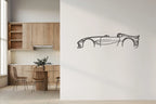Aston Martin V12 Speedster Metal Car Wall Art | Laser Cut Steel Wall Decor | Metals Engrave