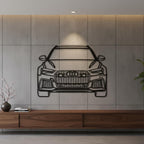 Audi RS6 Silhouette Metal Wall Frame – Premium Laser Cut Car Wall Art