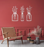 Spring Flower Metal Wall Decor