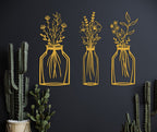 Spring Flower Metal Wall Decor